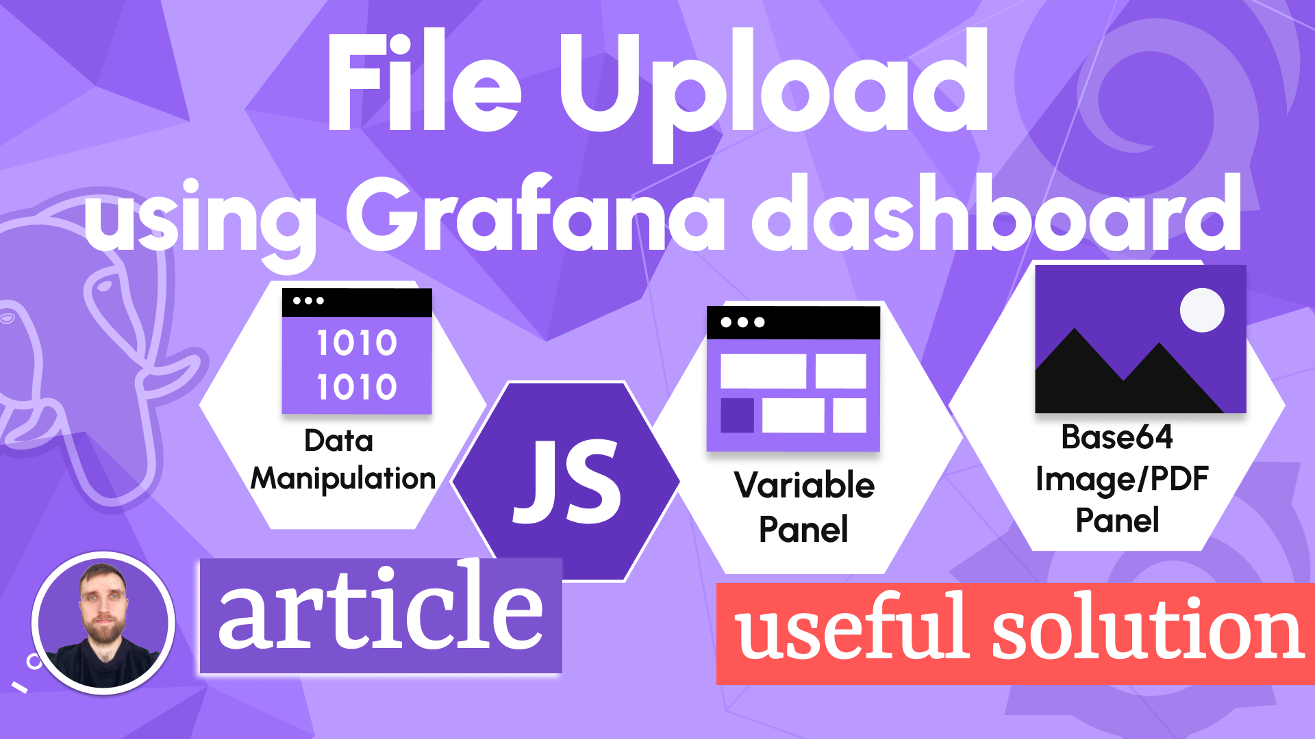 File upload using the Grafana dashboard