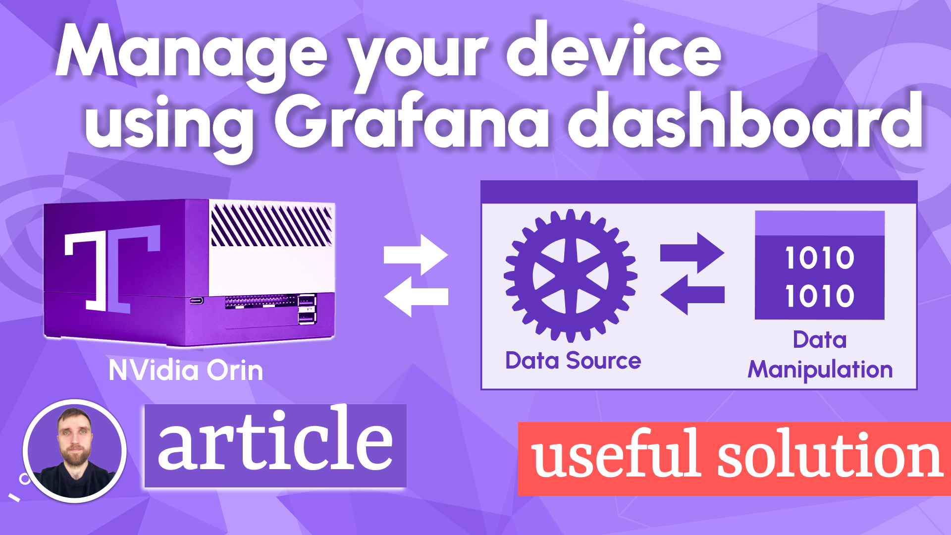 Manage your device using the Grafana dashboard